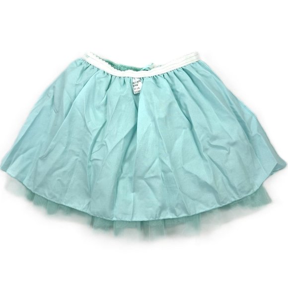 Girl’s Poppy & Plum Light Green Multi-Layer Ballerina Skirt, Size Youth L/XL - Picture 9 of 10